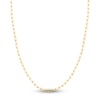 Thumbnail Image 0 of Solid Paperclip Chain Necklace 14K Yellow Gold 24" 3.1mm