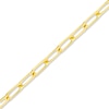 Thumbnail Image 1 of Solid Paperclip Chain Necklace 14K Yellow Gold 24" 3.1mm