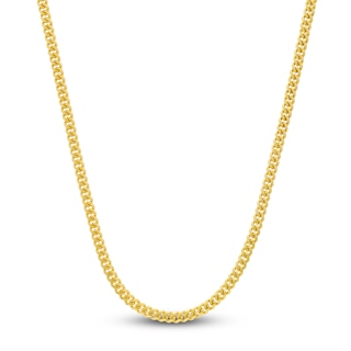 Diamond-Cut Solid Rope Chain Necklace 14K Yellow Gold 22 2.7mm