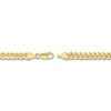 Thumbnail Image 3 of Solid Miami Curb Link Necklace 14K Yellow Gold 26&quot; 6.45mm