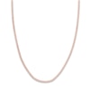 Thumbnail Image 1 of Solid Open Curb Necklace 14K Rose Gold 20&quot; 2.7mm