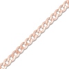 Thumbnail Image 2 of Solid Open Curb Necklace 14K Rose Gold 20&quot; 2.7mm