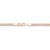 Thumbnail Image 3 of Solid Open Curb Necklace 14K Rose Gold 20&quot; 2.7mm