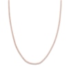 Thumbnail Image 1 of Solid Open Curb Necklace 14K Rose Gold 24&quot; 2.7mm