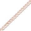 Thumbnail Image 2 of Solid Open Curb Necklace 14K Rose Gold 24&quot; 2.7mm