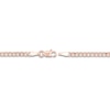 Thumbnail Image 3 of Solid Open Curb Necklace 14K Rose Gold 24&quot; 2.7mm