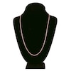 Thumbnail Image 4 of Solid Open Curb Necklace 14K Rose Gold 24&quot; 2.7mm