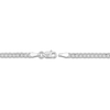 Thumbnail Image 3 of Men's Solid Open Curb Necklace 14K White Gold 16&quot; 2.7mm