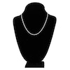 Thumbnail Image 4 of Men's Solid Open Curb Necklace 14K White Gold 18&quot; 2.7mm