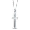 Thumbnail Image 1 of Cross Necklace Ion-Plated Stainless Steel 24"
