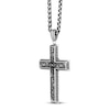 Thumbnail Image 1 of Antique Cross Necklace Stainless Steel 24"