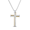 Thumbnail Image 1 of Cross Necklace Stainless Steel 24&quot;