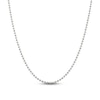 Thumbnail Image 1 of Solid Beaded Chain Necklace Sterling Silver 20&quot; 3.0mm