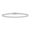 Thumbnail Image 1 of Solid Rope Chain Bracelet Sterling Silver 8&quot; 2.5mm