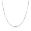 Thumbnail Image 1 of Solid Open Link Chain Necklace Sterling Silver 18&quot; 3.2mm