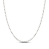 Thumbnail Image 1 of Solid Open Link Chain Necklace Sterling Silver 20&quot; 3.2mm