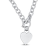Thumbnail Image 0 of Engravable Heart Necklace Sterling Silver 18"