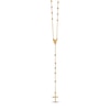 Thumbnail Image 1 of Rosary Medal Necklace 14K Tri-Tone Gold 24&quot;