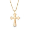 Thumbnail Image 0 of Cross Rope Chain Necklace 10K Yellow Gold 22"