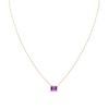 Thumbnail Image 0 of Natural Amethyst Necklace 14K Yellow Gold