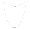 Thumbnail Image 1 of Solid Paperclip Necklace 14K White Gold 18&quot; 1.3mm