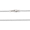 Thumbnail Image 3 of Solid Paperclip Necklace 14K White Gold 18&quot; 1.3mm