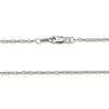 Thumbnail Image 3 of Solid Paperclip Necklace 14K White Gold 20&quot; 1.3mm