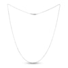 Thumbnail Image 1 of Solid Paperclip Necklace 14K White Gold 24&quot; 1.3mm