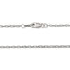 Thumbnail Image 3 of Solid Paperclip Necklace 14K White Gold 24&quot; 1.3mm