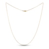 Thumbnail Image 1 of Solid Paperclip Necklace 14K Yellow Gold 18&quot; 1.3mm