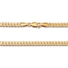 Thumbnail Image 1 of Solid Curb Necklace 14K Yellow Gold 20" 3.9mm