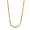 Thumbnail Image 1 of Solid Curb Chain Necklace 14K Yellow Gold 24&quot; 7.8mm