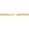 Thumbnail Image 3 of Solid Curb Chain Necklace 14K Yellow Gold 24&quot; 7.8mm