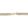 Thumbnail Image 3 of Hollow Diamond-Cut Curb Chain Necklace 10K Yellow Gold 24&quot; 9.4mm