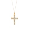 Thumbnail Image 1 of Cross Necklace 10K Yellow Gold 18&quot;