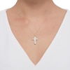 Thumbnail Image 2 of Cross Necklace 10K Yellow Gold 18&quot;