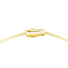 Thumbnail Image 3 of Solid Reversible Omega Chain Necklace 14K Yellow Gold/Sterling Silver 16&quot; 3mm