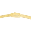 Thumbnail Image 3 of Solid Reversible Omega Chain Necklace 14K Yellow Gold/Sterling Silver 16&quot; 4mm