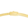 Thumbnail Image 3 of Solid Reversible Omega Chain Necklace 14K Yellow Gold/Sterling Silver 18&quot; 4mm