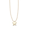 Thumbnail Image 0 of Star Necklace Diamond Accents 14K Yellow Gold 18"