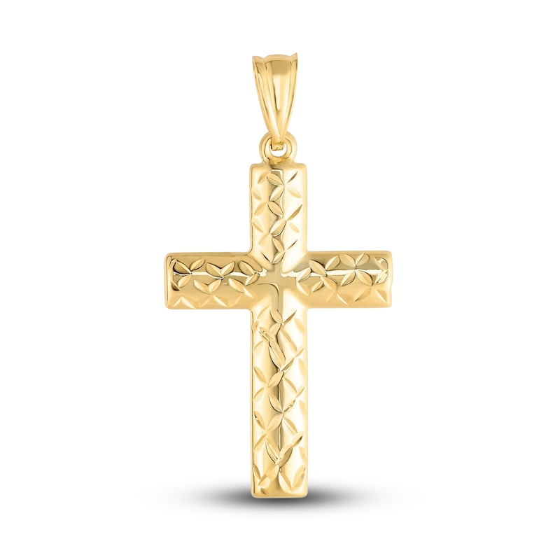 Main Image 1 of Cross Charm 14K Yellow Gold