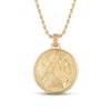 Thumbnail Image 1 of 1933 by Esquire Men's Zeus Amulet Necklace 14K Yellow Gold-Plated Sterling Silver 24&quot;