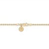 Thumbnail Image 4 of 1933 by Esquire  Diamond Pendant Necklace 1/8 ct tw Round 14K Yellow Gold-Plated Sterling Silver 22&quot;