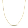 Thumbnail Image 0 of Solid Paperclip Chain Necklace 14K Yellow Gold 24" 2.5mm