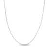 Thumbnail Image 0 of Solid Paperclip Chain Necklace 14K White Gold 18" 2.5mm