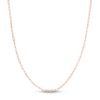 Thumbnail Image 0 of Solid Paperclip Chain Necklace 14K Rose Gold 18" 2.5mm