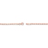 Thumbnail Image 2 of Solid Paperclip Chain Necklace 14K Rose Gold 24" 2.5mm