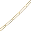 Thumbnail Image 2 of Solid Paperclip Chain Necklace 14K Yellow Gold 16&quot; 3.4mm