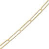 Thumbnail Image 2 of Solid Paperclip Chain Necklace 14K Yellow Gold 20&quot; 3.4mm