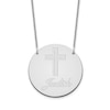 Thumbnail Image 1 of Customize Image and Text Large Disk Necklace 18&quot;